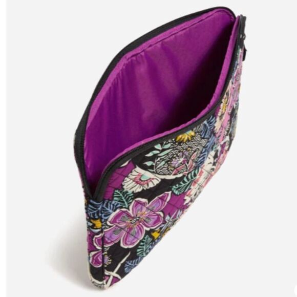 VERA BRADLEY Laptop Sleeve Case Factory Style KAUAI Floral Multicolor NWT $59 - Picture 2 of 10